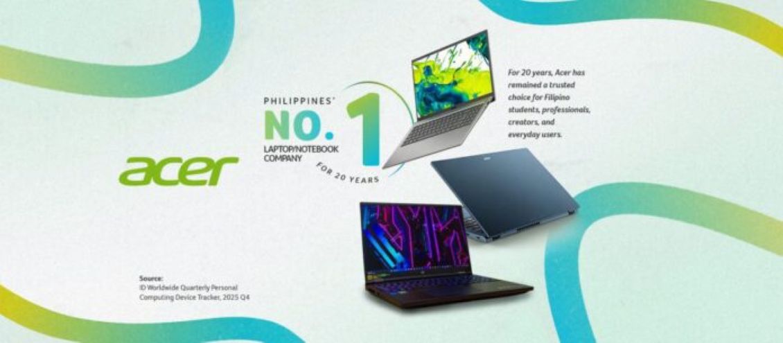 Acer extends 20-year leadership as the Philippines’ #1 laptop brand in 2026