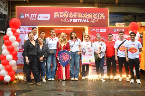 PLDT volleyball stars join in the fun, recharge at the heart of Peñafrancia