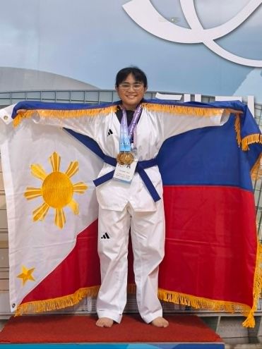 Mapua's Fiel Reyes makes golden international debut in World Taekwondo Expo